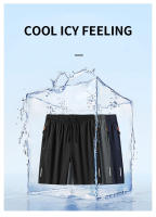 Shorts De Correr Para Hombre Talla Grande Secado Rápido Bolsillo Con Cierre Para Gimnasio Y Baloncesto Negro Shorts De Entrenamiento Deportivo Con Cierre De Cremallera - details 1