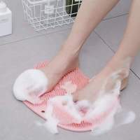 Escobilla De Ducha Con Aspirador De Pared Silicona Exfoliante Para Cuerpo Herramienta De Masaje Baño Accesorios De Baño Reciclable Y Reutilizable - details 0