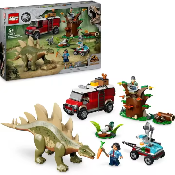 LEGO 76965 Misiones Dinosaurio: Descubrimiento del Stegosaurus edad 6+ años - contiene 420 piezas 24L76965 - 1