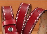 Cinturón De Cuero Genuino Para Mujer Calidad Vintage Moda Cinturón De Cintura Con Hebilla De Punta Lujo Marca Marrón Sólido DT025 - details 7