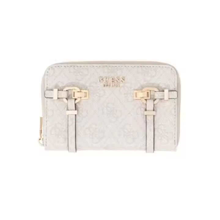 Monedero Guess Leona beige logo para mujer - 1