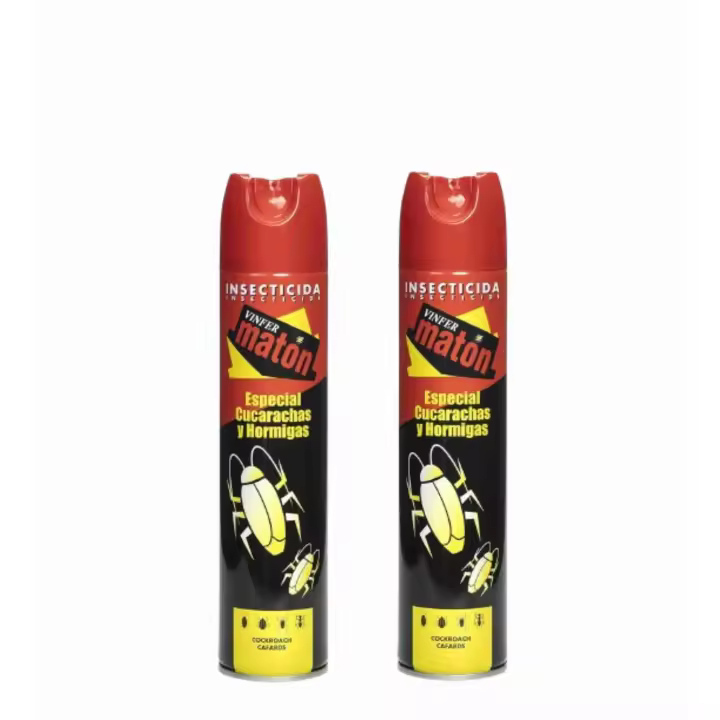 VINFERMATÓN - Pack de 2 Insecticida Matón Cucas Cucarachas y Hormigas Instantáneo 300ml - 1
