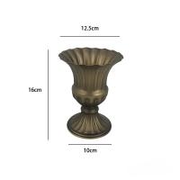 Macetas De Hierro Fundido Retro Para Decoración De Bodas Y Hogar Ornamentos De Vaso Para Arreglos De Flores Secas Sin Marca Ni Origen Especiales - details 8