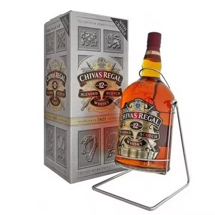 Whisky Chivas Regal 12 Años - Botella 4,5 L - Escocés Blended - 40% - 1