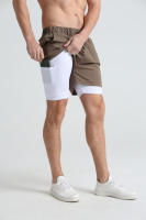 Nuevos Shorts De Verano Para Hombre Doble Capa Gimnasio Deportivo Secado Rápido Entrenamiento 2 En 1 Multibolsillos Pantalones De Correr - details 15