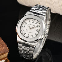 Reloj Automático Para Hombre Dwayne Campbell Clásico Acero Inoxidable Impermeable Cristal De Zafiro Luminoso Regalo Mejor Para Hombres - details 23
