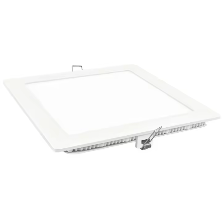 Downlight LED Cuadrado Blanco 9W Cálida Matel - 1