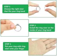 Juego De Ajustador De Tamaño De Anillos En Resina - 8pcs Invisibles Para Anillos Sueltos Múltiples Tamaños De Dedos Herramientas De Medición Para Joyería - details 1
