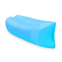 Sillón inflable, sofá de aire, hamaca portátil, diseño impermeable y a prueba de fugas, sofá ideal para patio, orilla del lago, playa, viajes, camping, picnic, bolsa de compresión (azul claro) - details 0