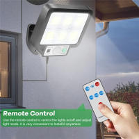 Luces Solares Para Jardín Exterior LED Luz De Pared Solar Iluminación Externa Farol Solar Farolillos Luz De Escenario IP65 Auto-Contenida - details 1