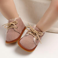 Botitas De Nieve Para Bebé Niño Y Niña Zapatos De Primera Caminata Invierno Algodón Cálido Antideslizante Suela Nuevo Nacido Zapatos Para Cuna - details 8