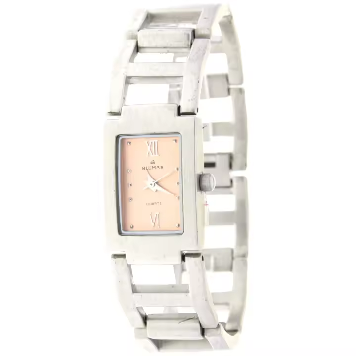 Blumar Bl-09615  Reloj Para Para Mujer Color Plateado - 1