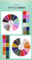 Set De 2000pcs De Cuentas De Vidrio Para Joyería DIY 12 Grillas Encantos Para Pulseras Collares Y Aretes Hechas a Mano - details 7