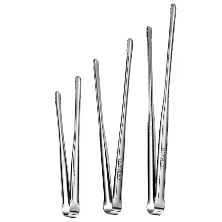 Pinzas De Barbacoa En Acero Inoxidable Utensilios De Cocina Para Ensalada Pescado Carne Asada Buffet Pinzas De Servicio Metálicas - 1