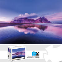 Puzzle De Montaña Vestrahorn 1000 Piezas Juego Educativo De Rompecabezas Para Adultos Y Niños Decoración De Hogar Diversión Familiar - details 0