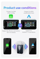 XUDA 2025 Mini Conversor De Cableado a Inalámbrico 2 En 1 AI Box Carplay 5G WiFi Y Bluetooth 5 Android Auto Conexión No Inductiva - details 12