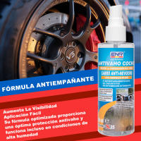 Spray Antivaho para Cristales, Parabrisas de Automóviles,Agente antivaho vidrio,Eliminación rápida de niebla, asegura una visión clara---100ml - details 0