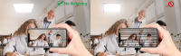 Lámpara de techo, 18W 1800LM Plafon Techo LED, Ip44 Impermeable, Cuadrada Led Lámpara de Baño Cocina Dormitorio Salón Pasillo Habitación Blanco Neutro 4000K [Clase de eficiencia energética A] - details 1