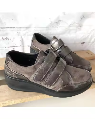 Zapato Mujer Charol Velcro Planta Confort POPCORN - 1