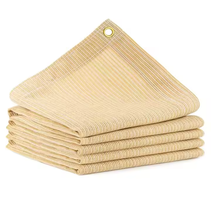 Malla de sombra transpirable para patio, 90 % de protección, 3 x 3 m, con ojales, 200 g/m², ideal para protección solar y resistente a los rayos UV, ideal para jardines, pérgolas y patios interiores y exteriores. - 1