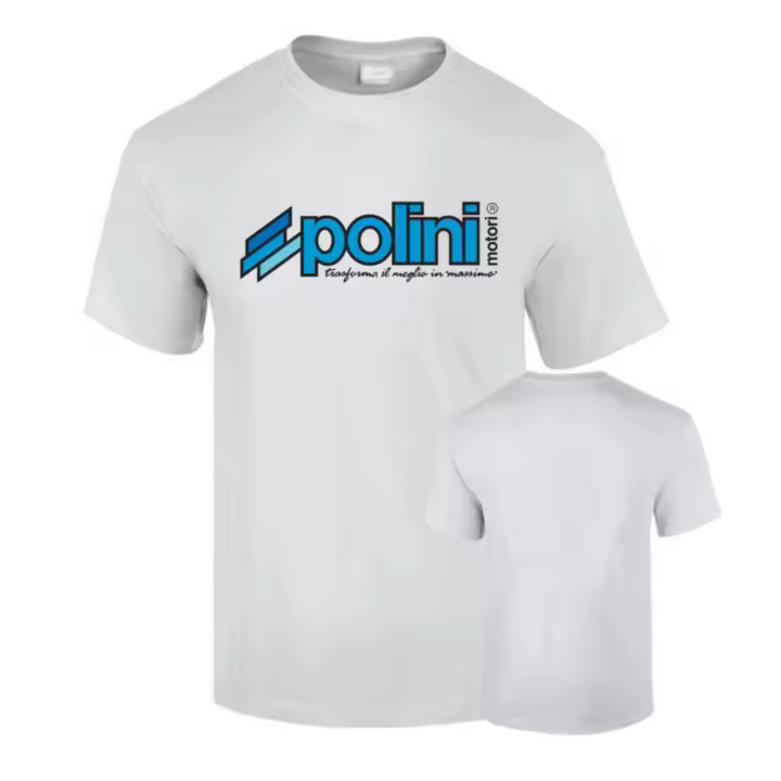 BCC Camiseta PREMIUM Polini Moto Moto tuning Motor Negro Estampado Algodón 190grs Unisex - 1