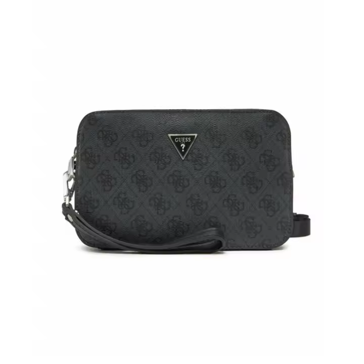 Neceser Guess Milano mini negro estampado para hombre - 1