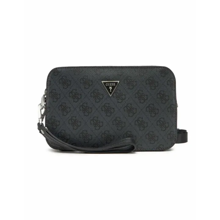 Neceser Guess Milano mini negro estampado para hombre - 1