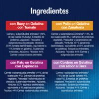 FELIX Sensations Festín de Sabores en Gelatina - Alimento Húmedo Completo para Gatos Adultos (Combinados de Carnes y Verduras) - details 1