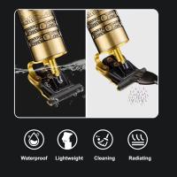 Cortapelos Profesional en Forma de T, Cortapelos Inalámbrico para Hombres, Cortapelos Recargable con Hoja en Forma de T, Recortadora de Barba con 3 Peines Guía, Adecuado para Uso Doméstico y Peluquería - details 3