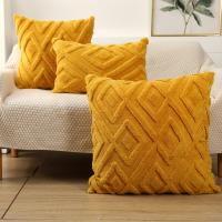 Funda De Cojín De Piel Sintética Bohemia Amarilla Suave Y Lavable Para Decoración Del Sofá Y Couch Cubierta De Algodón Y Poliéster - details 0