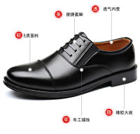 Zapatos Formales De Cuero Para Hombre Slip on Vestimenta Casuál Boda Lujosa Caminar Oficina Talla Grande Zapatos Para Hombre - details 18