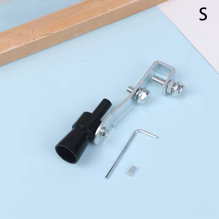Simulador De Sonido Negro Para Coche Silenciador De Escape Universal Con Silbido Turbo Accesorios De Estilo Y Ajuste Para Coches - 1