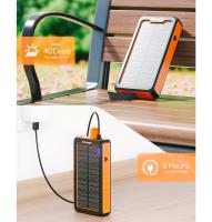 Batería Externa 26800 mAh con Panel Solar - Linterna LED - Producto Genérico. - details 1