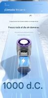 ¡Novedad 2025! Ventilador portátil de enfriamiento termoeléctrico - 100 velocidades, sin aspas, recargable con pantalla digital. - details 6