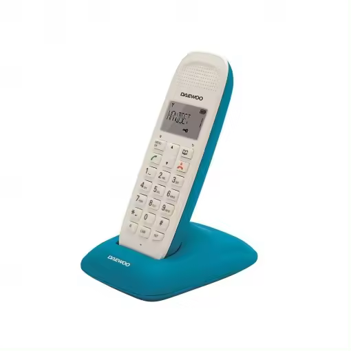 Teléfono Dect Daewoo DTD-1250 Blanco/Azul (NUEVO) - 1
