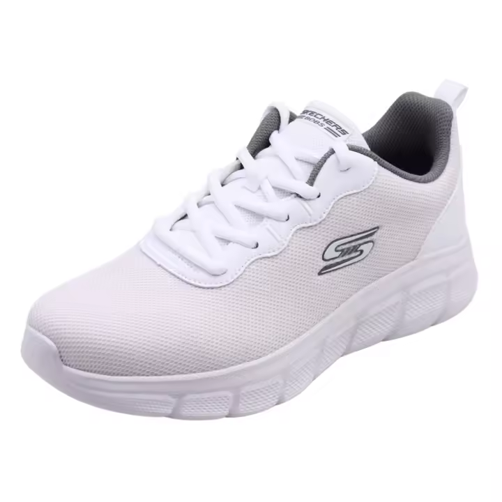Deportivos Skechers Bobs Sport B Flex - Icy Edge Malla Textil Y Kit Técnico Para Hombre En Color Blanco - 1