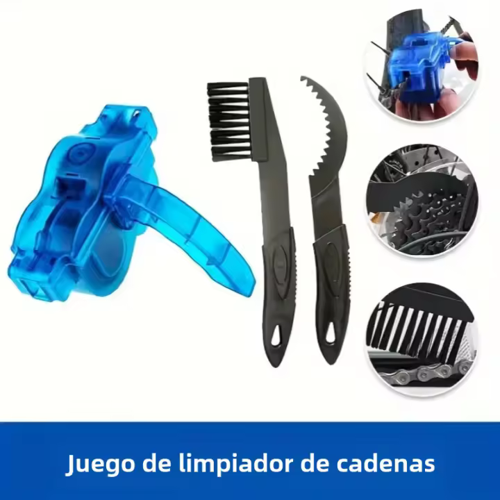 Juego De Herramientas De Limpieza Para Bicicleta Limpia De Cadena Y Engranajes Con Cepillo De Limpieza Herramienta De Lavado De Bicicleta - 1