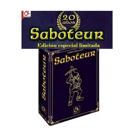 Juego de mesa Saboteur - 20 Aniversario - Mercurio    Juego, mesa, entretenimiento, diversión, familia, amigos, estrategia, tablero, cartas, retos, equipos, creatividad, clásico, moderno, temático, dinámico, competitivo - 1