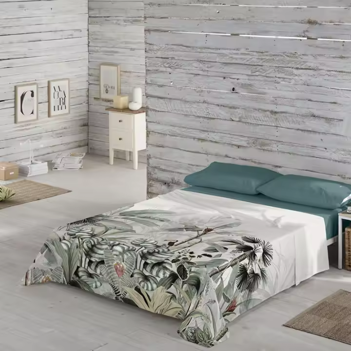 JUEGO DE SÁBANAS 100% ALGODÓN AMAZONIA 4 ICEHOME FABRICADO EN ESPAÑA - 1
