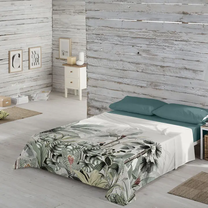JUEGO DE SÁBANAS 100% ALGODÓN AMAZONIA 4 ICEHOME FABRICADO EN ESPAÑA - 1
