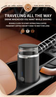 Máquina De Café Expreso Portátil Sin Cable Pequeña Y Recargable Para Viajes Camping RV Senderismo Oficina Capacidad 5-10 Tazas - details 3