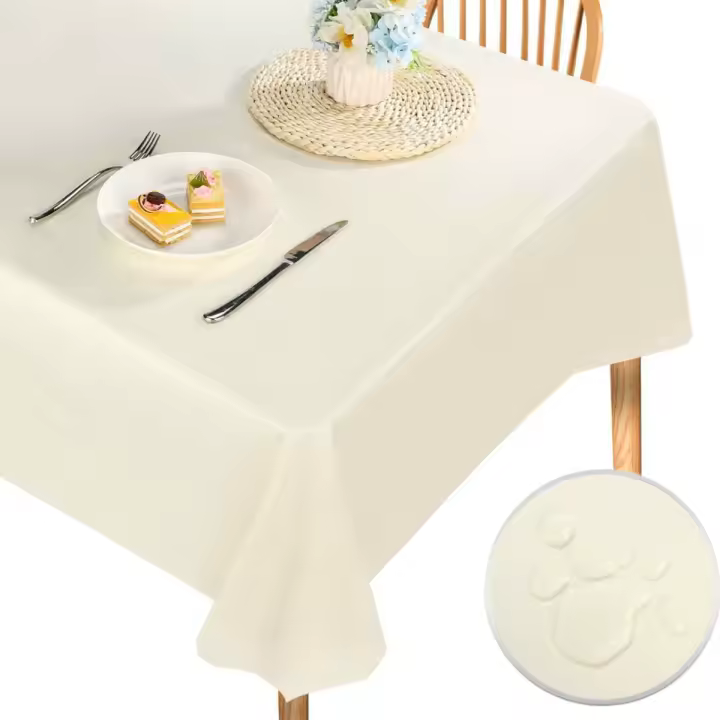 Mantel Antimanchas, Mantel de Tela ,Lavable, Impermeable, para Comedor, jardín, Fiestas, Bodas o hogar - 1