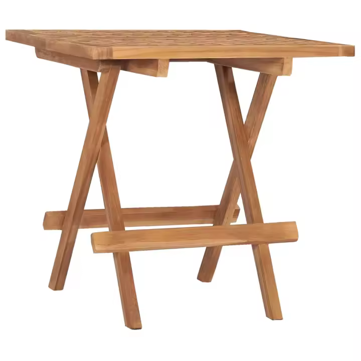 Mesa plegable de Jardín Madera de Teca 50x50x50 cm - 1