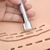 Pulgar De Punzón De Cuero Ovalado Para Correa De Reloj Herramienta De Punzón Plancha De Acero De Alta Resistencia Para DIY De Piel - details 3