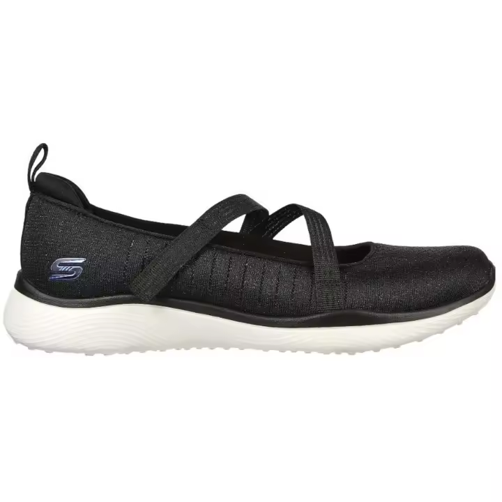 Calzado Sportswear marca Skechers modelo 104267-Bkw para mujer en color negro - 1