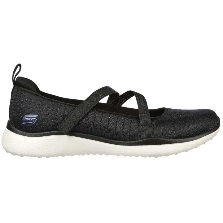 Calzado Sportswear marca Skechers modelo 104267-Bkw para mujer en color negro - 1