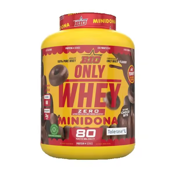 Big Only Whey Zero Minidona 1-2kg | Proteína de Suero Sin Lactosa - Sabor Minidona - 1