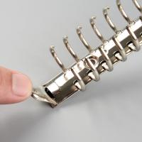 Clip De Anillo Metálico Para Archivos De Hojas Sueltas A4/B5/A5/A6/A7 Accesorio Para Cuaderno Estaciónery - details 1