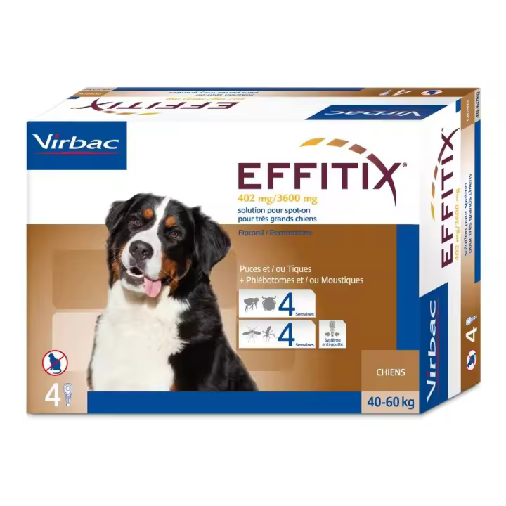 EFFITIX perro XL (40-60kg )(4 pipetas) - 1