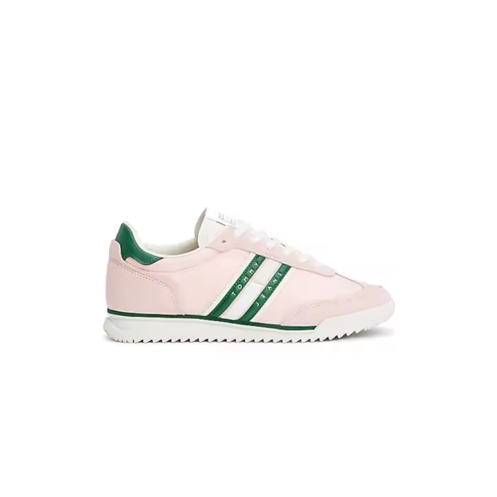 Zapatillas Tommy Retro Runner Cleated Mujer Rosa - 1